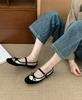 Inner Height-increasing Single Shoes Women's Shoes Spring and Autumn 2025 New Summer French Evening Wind Mary Jane Ballet Shoes
