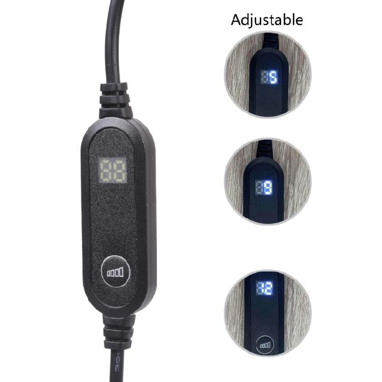 Portable USB C To 12V Car Socket Converter with Adjustable 5V 9V 12V Output Plastic Texture for Electronic Devices