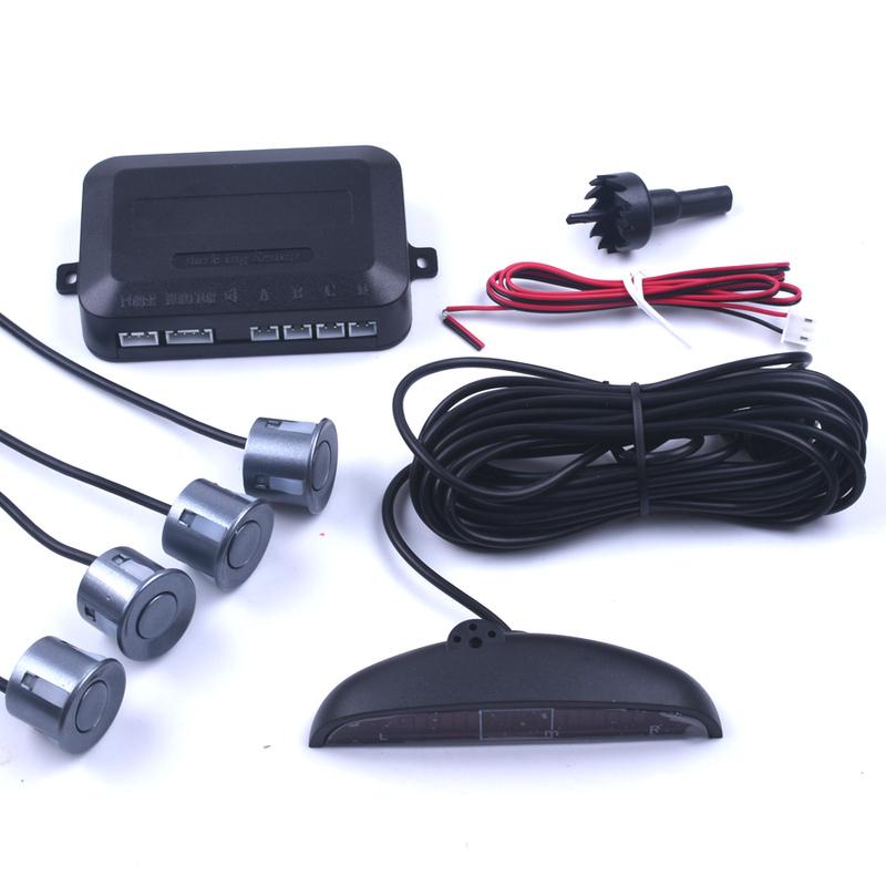 1 Set Car Parking Sensor Kit Car Auto LED Display 4 Sensors For All Cars Reverse Assistance Backup Radar Monitor Parking System