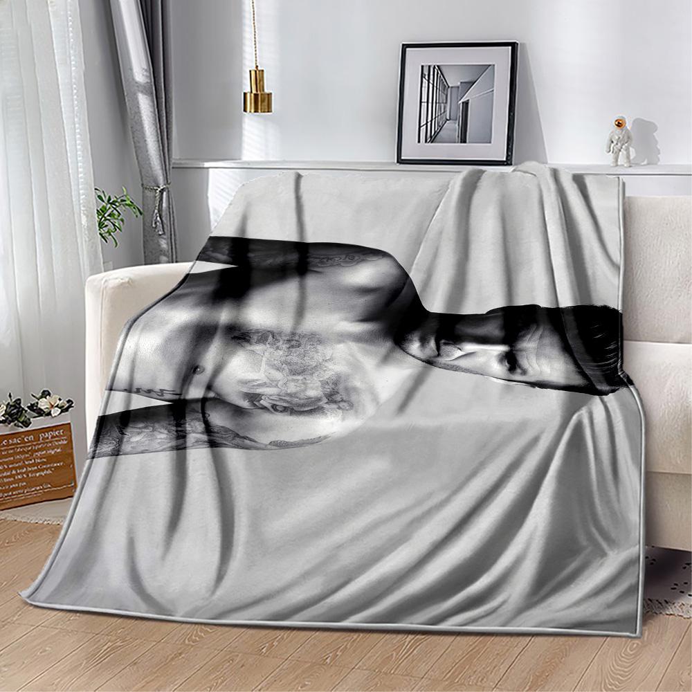 David Beckham's Torso Blanket Durable Comfort Great for Office Chair Bedding Seaside Four Seasons Universal Modern