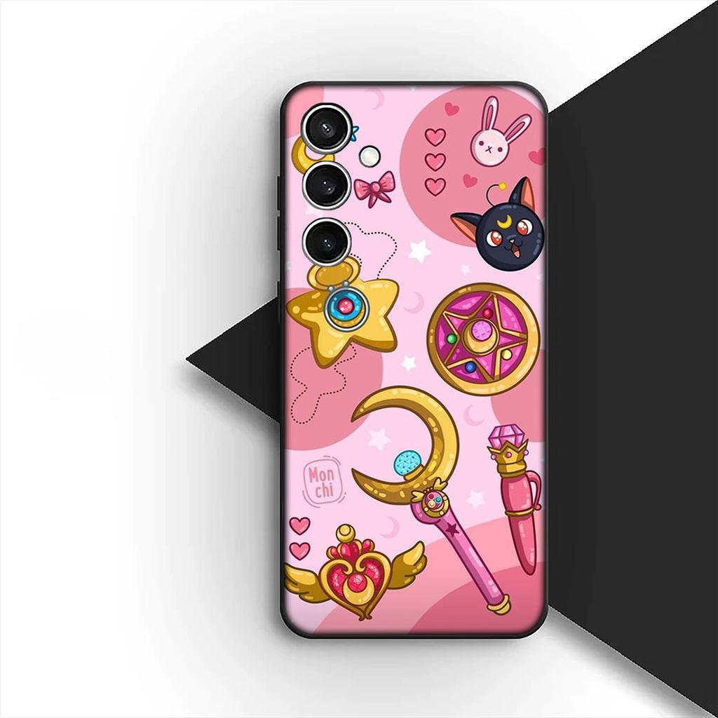 Anime S-Sailors-Poster Moon for Samsung Galaxy A17 A07 A04 J7 J5 J2 Prime J8 A01 A02 A03 A23 A71 A72 A41 M06 M16 M17 M23 Case