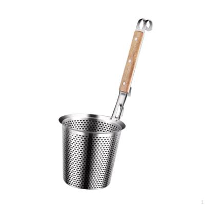 Cuchara Escurridora Espumadera de Malla Colador Escurridor de Fideos Cocina Sesos Flor Tripa Cucharón Pasta