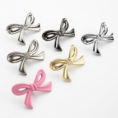 Zinc Alloy Drawer Handle Bow Shape Wardrobe Handle Decorative Cabinet Pulls  Home Decor