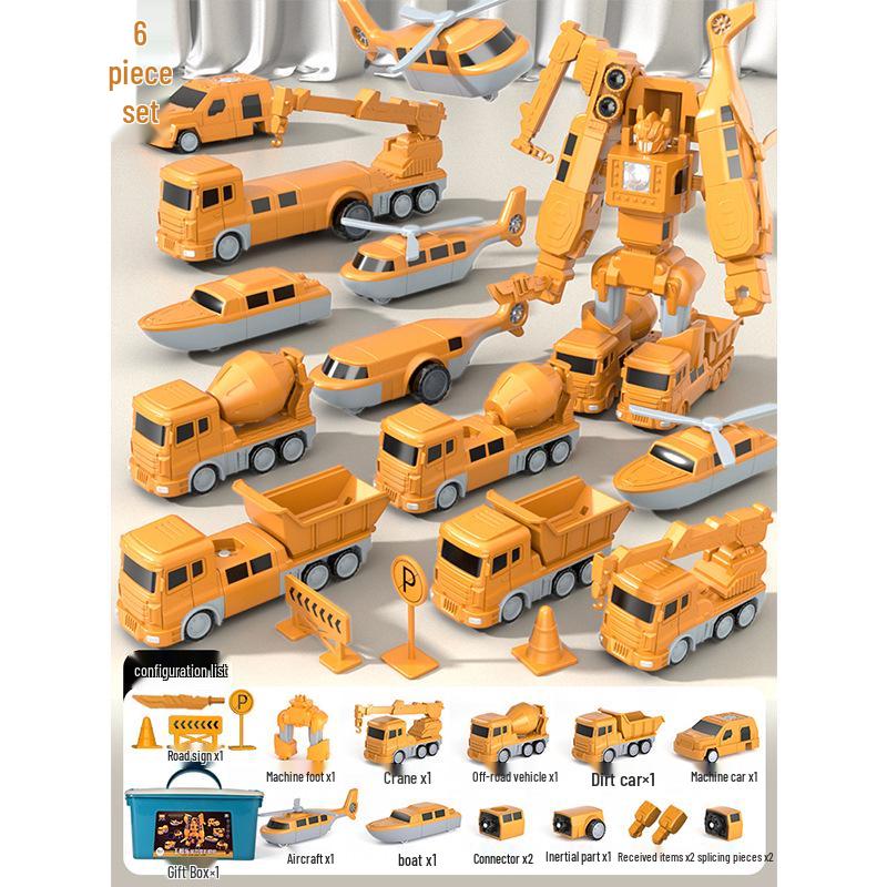 

Детский магнитный трансформирующийся конструктор-робот, для детей от 3 лет и старше.