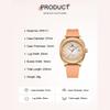 NAVIFORCE Original Calendar Watch for Women Quartz Movement Round Dial Luminous Hands Waterproof Silicone Strap Lady Light Watch NF6111