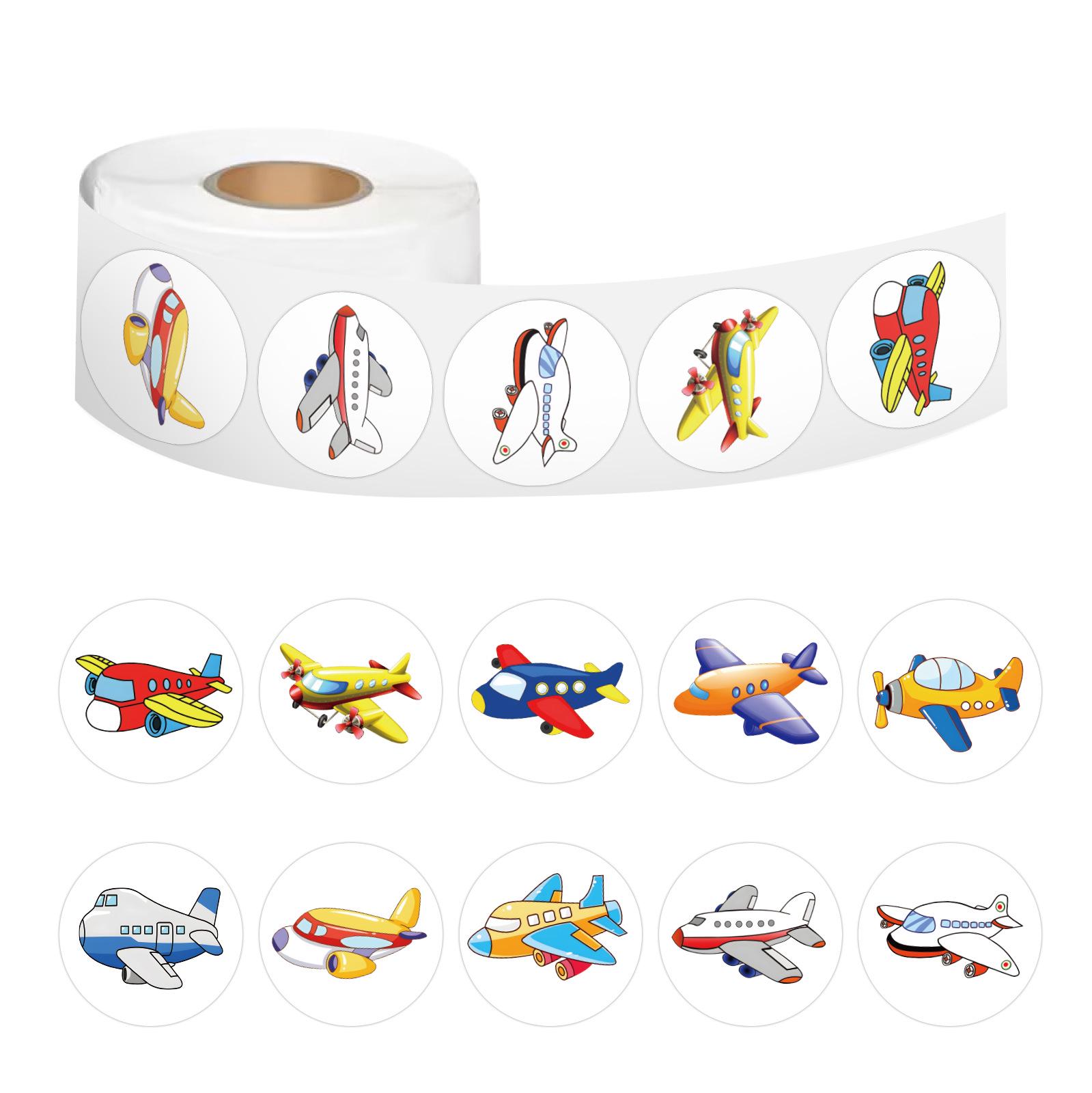

Cartoon Airplane Washi Tape Stickers - 500 Sheets for Scrapbooking, DIY Notebooks, Stationery, and Kids Decorations