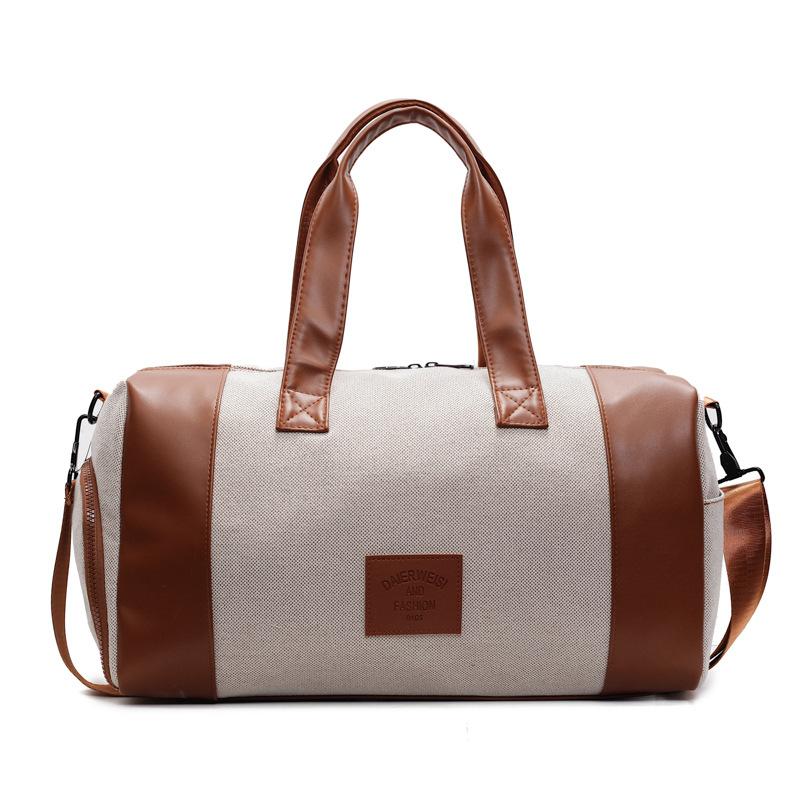 Women's Fashionable Luggage Bag Casual Outing Large Capacity Crossbody Travel Bag Dry Wet Separation Can Be Used for Pulling Rod Fitness Bag