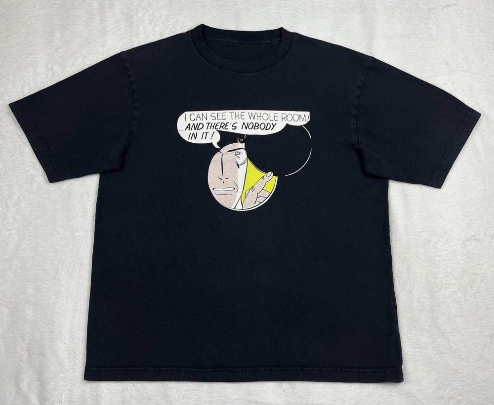 Roy Lichtenstein Art T Shirt Black Color 100% Cotton Unisex T-Shirt XXXXL