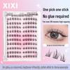 Xixi Sunflower Natural Look Glue-Free Eyelash Clusters: 10 Rows