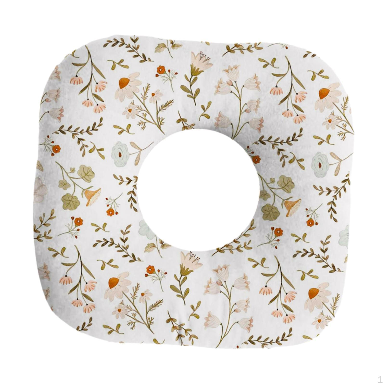 Comfortable And Fashionable O-shaped Ear Piercing Cushion Protectors for Office Sofa Little Flower 1619₽