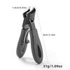 Slanted Nail Clippers No Splashing Toe Wide Opening Red