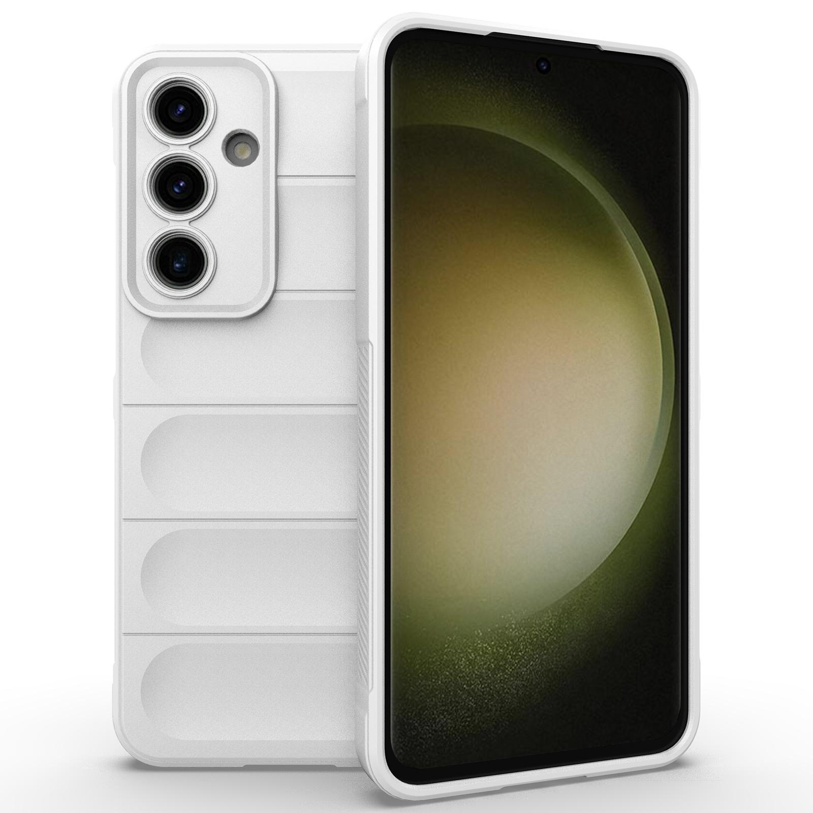 

Чехол для Samsung Galaxy S24 FE Мягкий ТПУ Ударопрочный Чехол для Телефона White