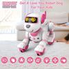 VATOS Remote Control Robot Dog Toy: Interactive Touch & Follow, 17 Functions, Programmable Dance Music RC. For Girls 3-12 Years