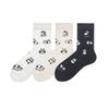 Trendy Socks, Women's Plush Panda Socks, Cute and Versatile Mid-calf Socks, Boneless Cotton Socks, Sweet School Style, Pile Pile Socks