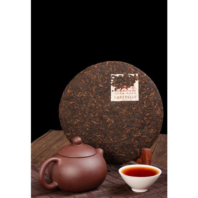 Старый Выдержанный Чай Пуэр Чай Пуэр Выдержанный Чай Мэнхай Лао Бань Чжан Чайный Блин 357г — фото 7