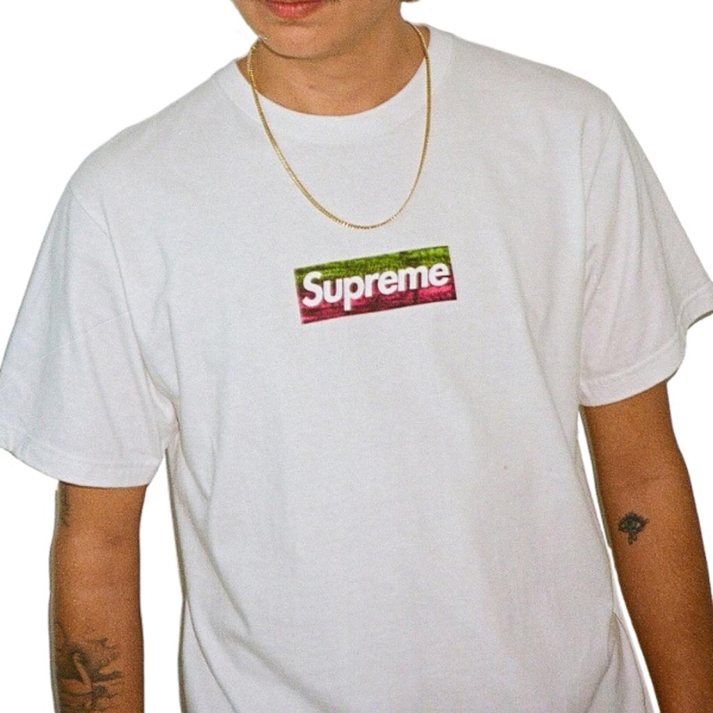 T-shirt Supreme Los Angeles Fire Relief Box Logo White