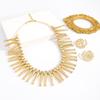 New personality exaggerated small fish tassel necklace fashionable thread simple earrings set versatile and advanced sense