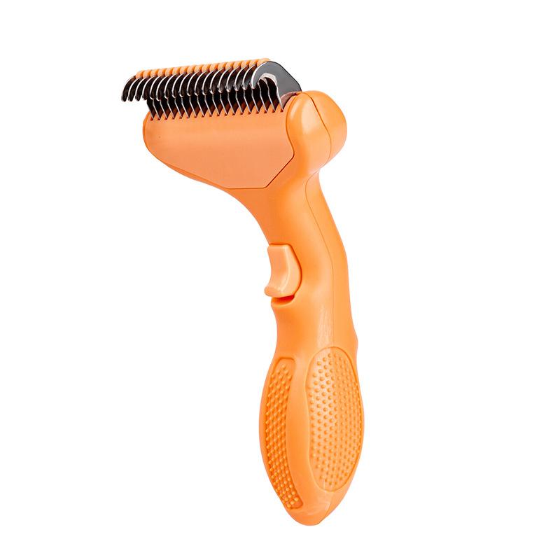 Self Cleaning Pet Comb One Push Remove Floating Hair Dematting Brush for Cats Dogs Grooming Care Supplies