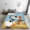 Puffin Rock Zeichentrick   Flaneldecke  Tolle Überwurfdecke für Bett Sofa Couch 200x150cm Teppichstück