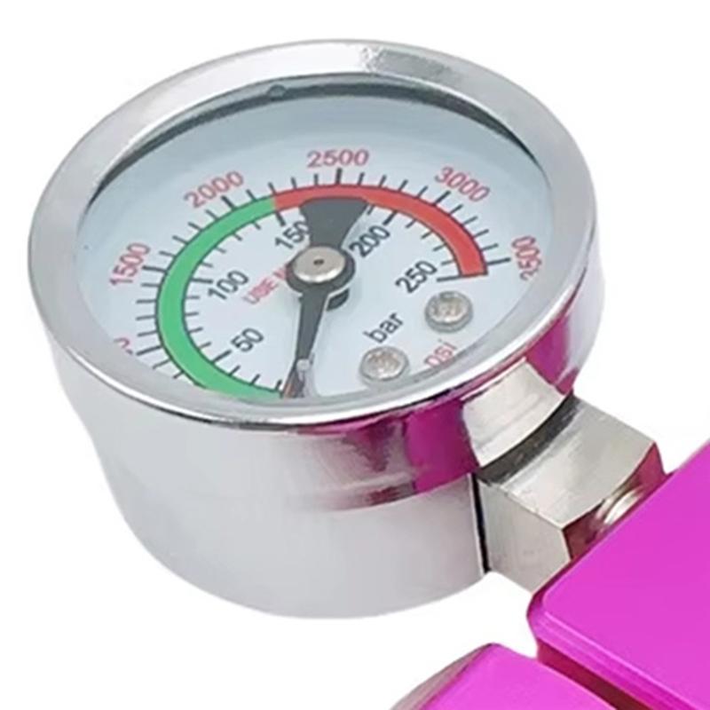 AD23-Co2 Cylinder Refill Fill Station Adaptor For Sodastream (Terra DUO Art) Pink Quick Connect Co2 Cylinder