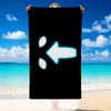 Quick Dry Beach Towel Avatar Pattern, Lightweight Absorbent Towel for Pool Beach Vacation Use