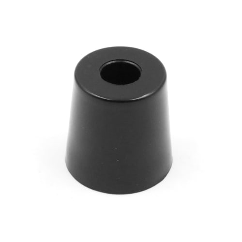 winova Furniture Rubber Bumper Pads, Shockproof, Anti-Slip, with Washers, Black, for Furniture Legs and Floor Protection, Screws Sold Separately, Set