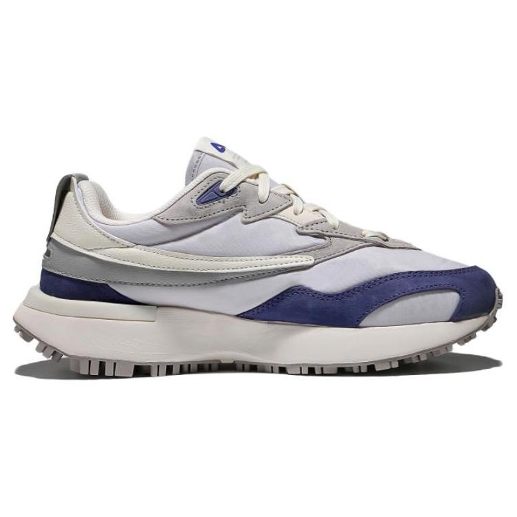 FILA Zagato V2 Fabric Low top Casual Shoes Unisex Gray Purple Korean Style 1RM02218E_110