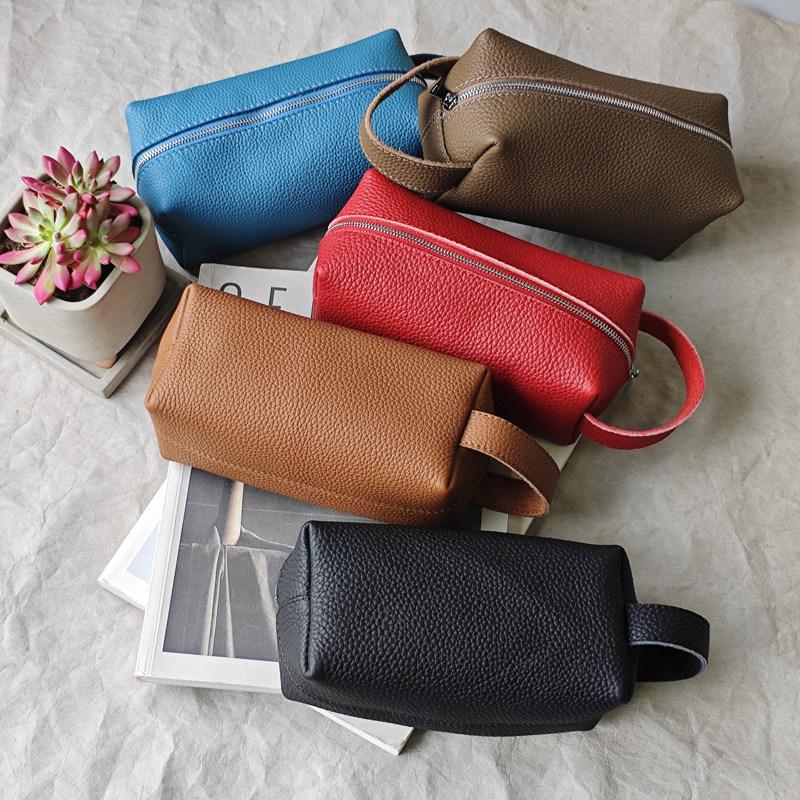 PU Leather Make Up Toiletry Bag Waterproof Large Capacity Cosmetic Organizer Bag Travel Makeup Pouch with Handle for Women