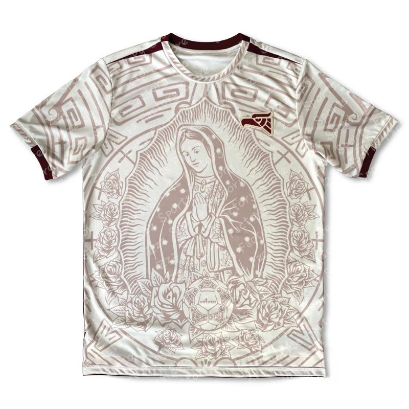 Mexico Football Training Sports Short Sleeved T-shirt Summer Breathable Quick Drying Oversized Casual Shirt