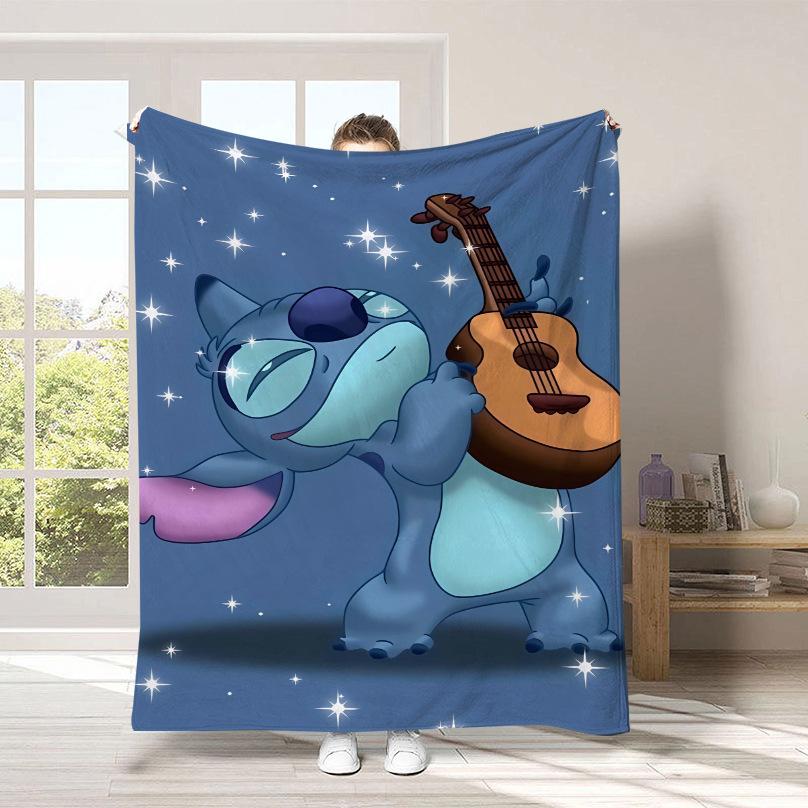 Couverture Dessin Animé Stitch Couverture Peluche Mignonne Stitch Couverture Quatre Saisons