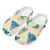 Fashion Printed EVA Travel Clogs Unisex Flexible Soft Slip On Travel Use Beach Garden Daily Walking Walking Shoes Pool Shower Use