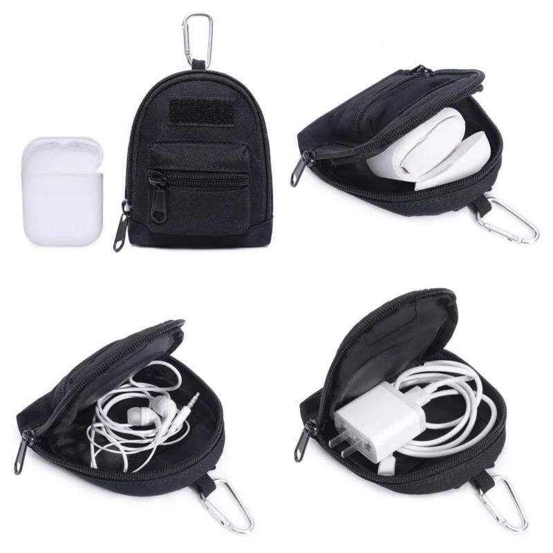 Tragbares Schlüsseletui, Outdoor-Sport, Münzgeldbörse, Reißverschlusstasche, multifunktionale Tasche