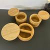 Magnetic Swivel Lid Salt Cellar Rotatable Spice Jar New Pepper Sugar Spice Holder  Kitchen