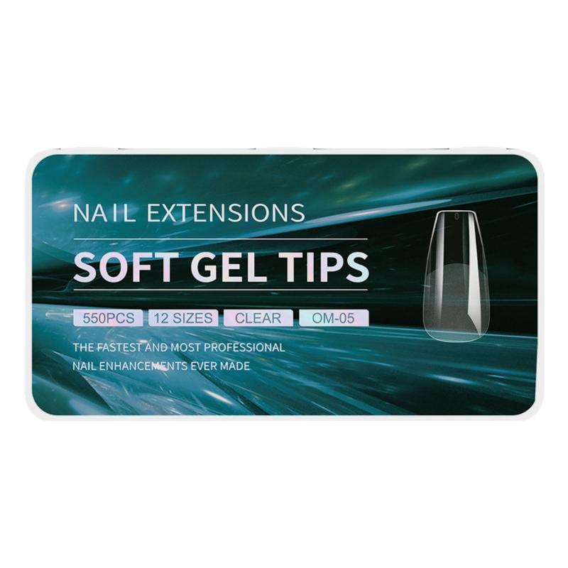 Gel Nail Tips Pre filed Almond/Stilettos/Square/Coffin Nail Tips Full Cover Nail Tips Press On Nail Artificial Fake Nail