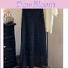 Fish Tail Skirt For Women With Polka Dot Pattern Summer Chiffon High Waist Retro Fashion