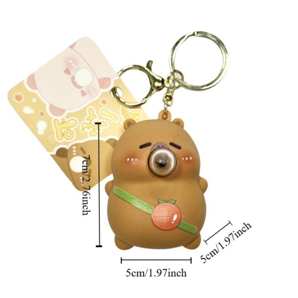 Cartoon Slow Rising Squeeze Toy Key Chain Slow Rebound Toy Car Key Pendant
