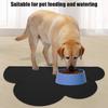 Clound Shape Pet Feeding Dish Bowl Mat Dog Puppy Silicone Food Water Placemat Cushion