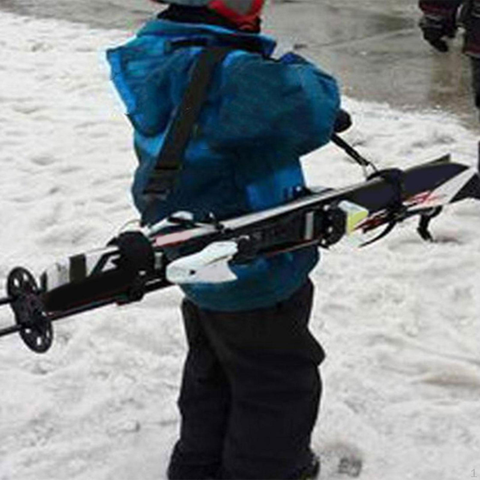 

Ремни для крепления лыж Ручка Практичная нейлоновая полиэстеровая смесь Плечо Double Shoulder