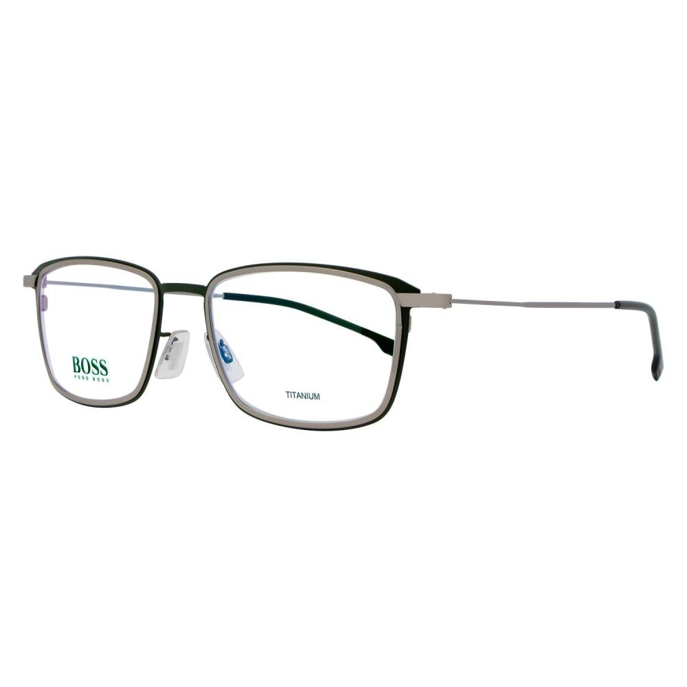 

Hugo Boss Rectangular Eyeglasses BOSS1197 EAN Matte Green Ruthenium 56mm 1197 multi