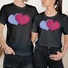 Two Hearts Happy Valentine's Day Love Goals Couple Matching T-Shirts #VD