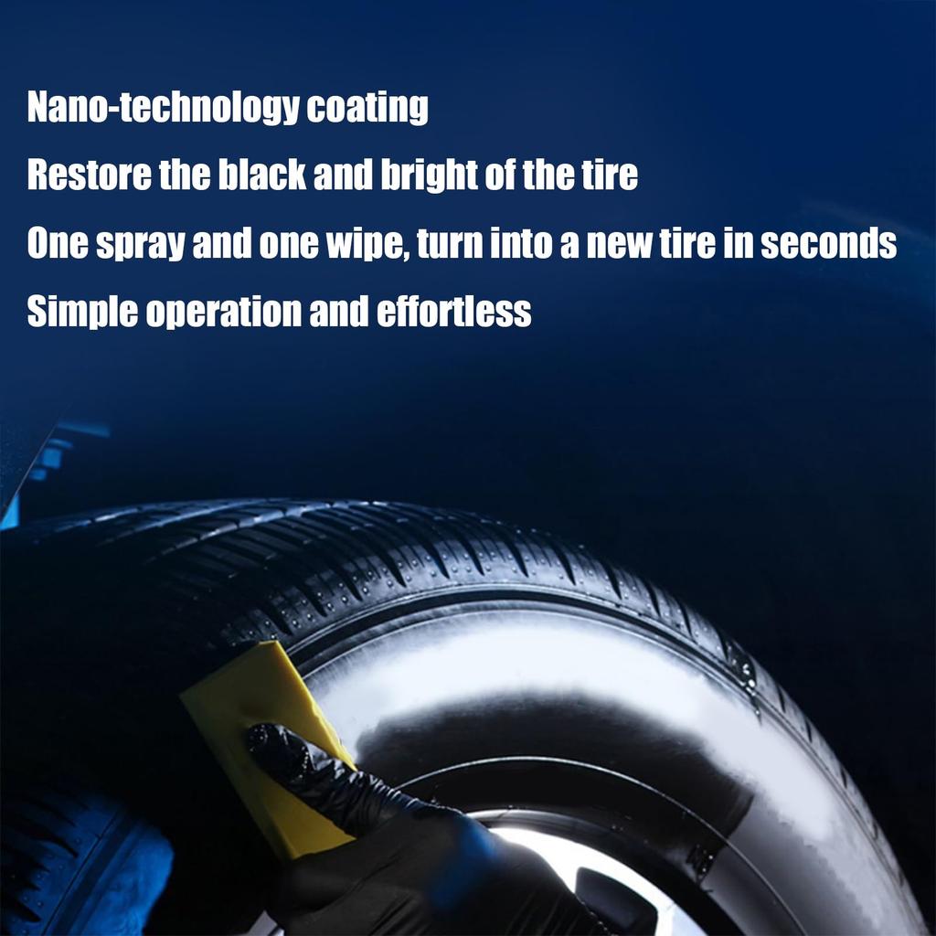 Rukjmqi Tire , Wheel Polish, Wet Tire Shine Polish | UV Resistant Wheel Dressing