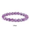 She Yao Natürlicher Kristallachat Tigerauge Armband - Modeschmuck mit einzelnen runden Perlen