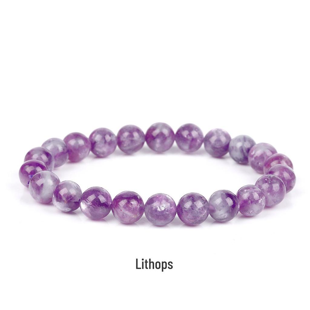 She Yao Natürlicher Kristallachat Tigerauge Armband - Modeschmuck mit einzelnen runden Perlen
