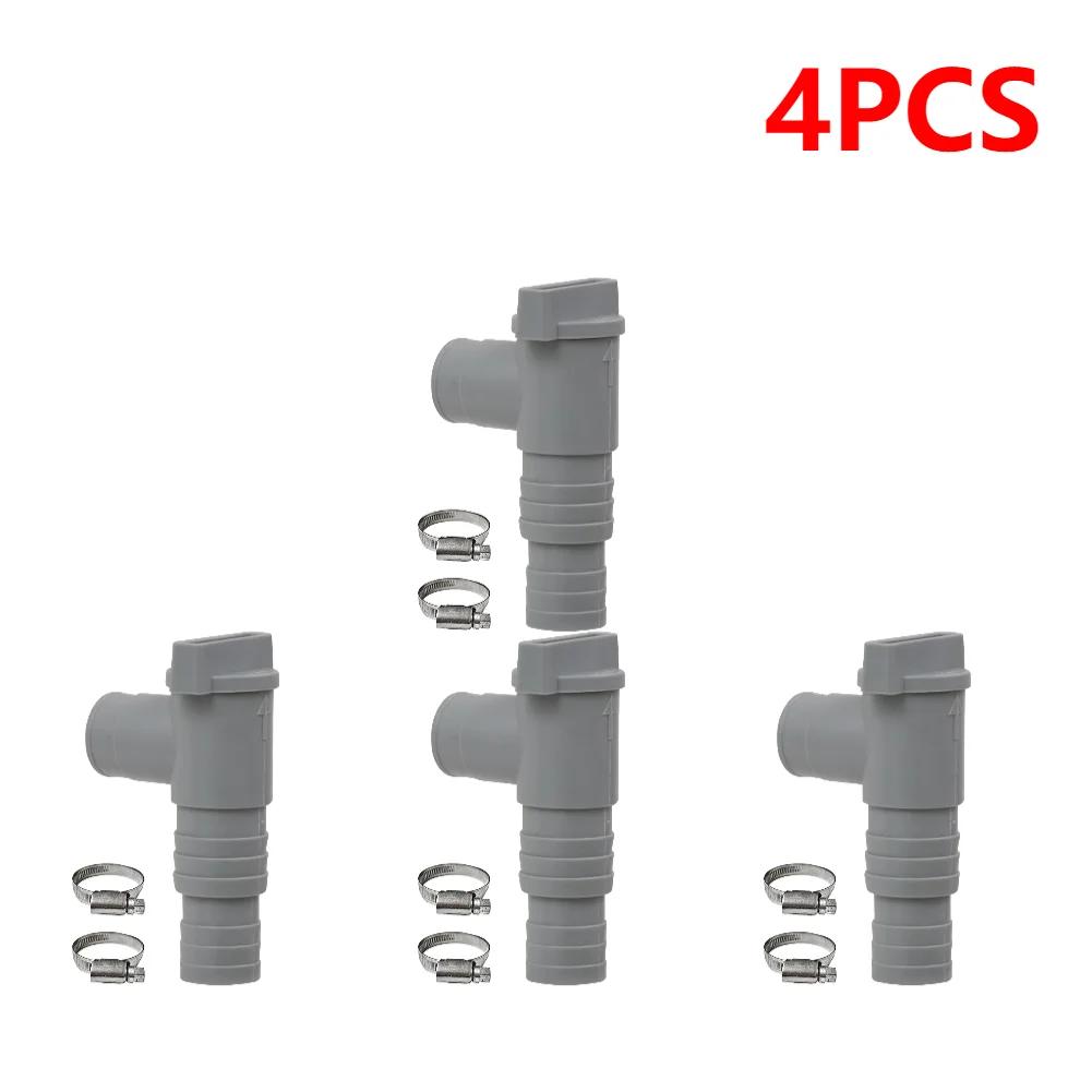 1-10set PVC Pool Filter Pump Adapter for 32mm Pipe Hoses Connector Part Pool On/Off Plunger Valve Leak Proof Replacement Outdoor