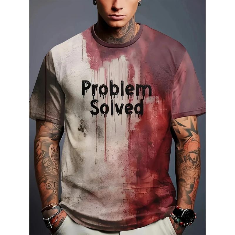 2026 Summer Funny Men's  T Shirt Graphic Abstract Stylish Classic Short Sleeve Crew Neck Tees Round Neck Tops Kids Tee