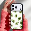 Cute Avocado Phone Case for iPhone 17 16 15 14 13 Pro Max Back Cover for 12 11 Pro Coque