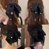 Elegant 2026 Women's Bow Hair Clip - High-End Updo Shark Clip for Half-Up Hairstyles and Ponytails
