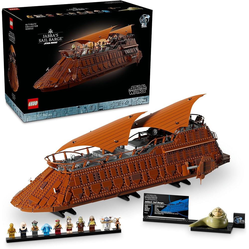 LEGO Star Wars Jabba s Sail Barge Toy Building Set 75397 for Kids and Adults