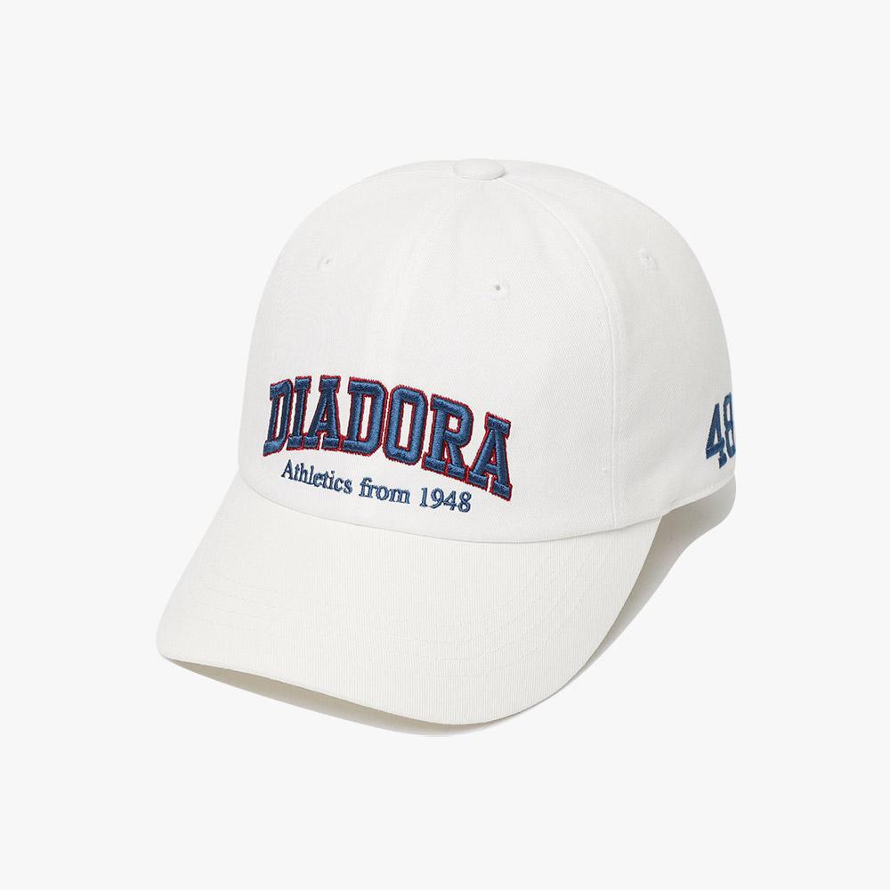 diadora Arch Logo Ball Cap Off White