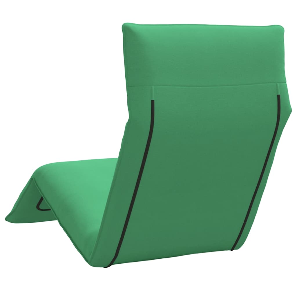 Foldable Sun Lounger Green 175x54x8.5 Cm Oxford Fabric